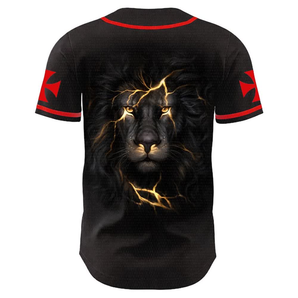 Christianartworkshop Maglia da baseball unisex "Jesus Highway To Heaven Lion Of Judah" - image 7