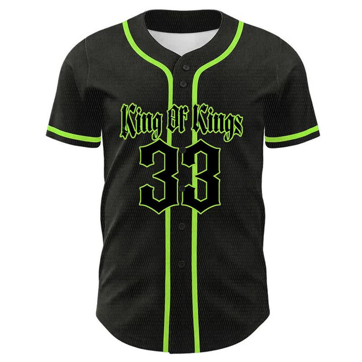 Christianartworkshop Maglia da baseball unisex King Of Kings Number 33 Jesus Portrying Cross - image 17