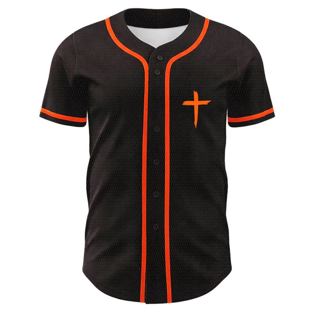 Christianartworkshop Maglia da baseball unisex con semplice croce e scritta "GOAT God Over All Things" (Capra, Dio sopra ogni cosa). - image 11