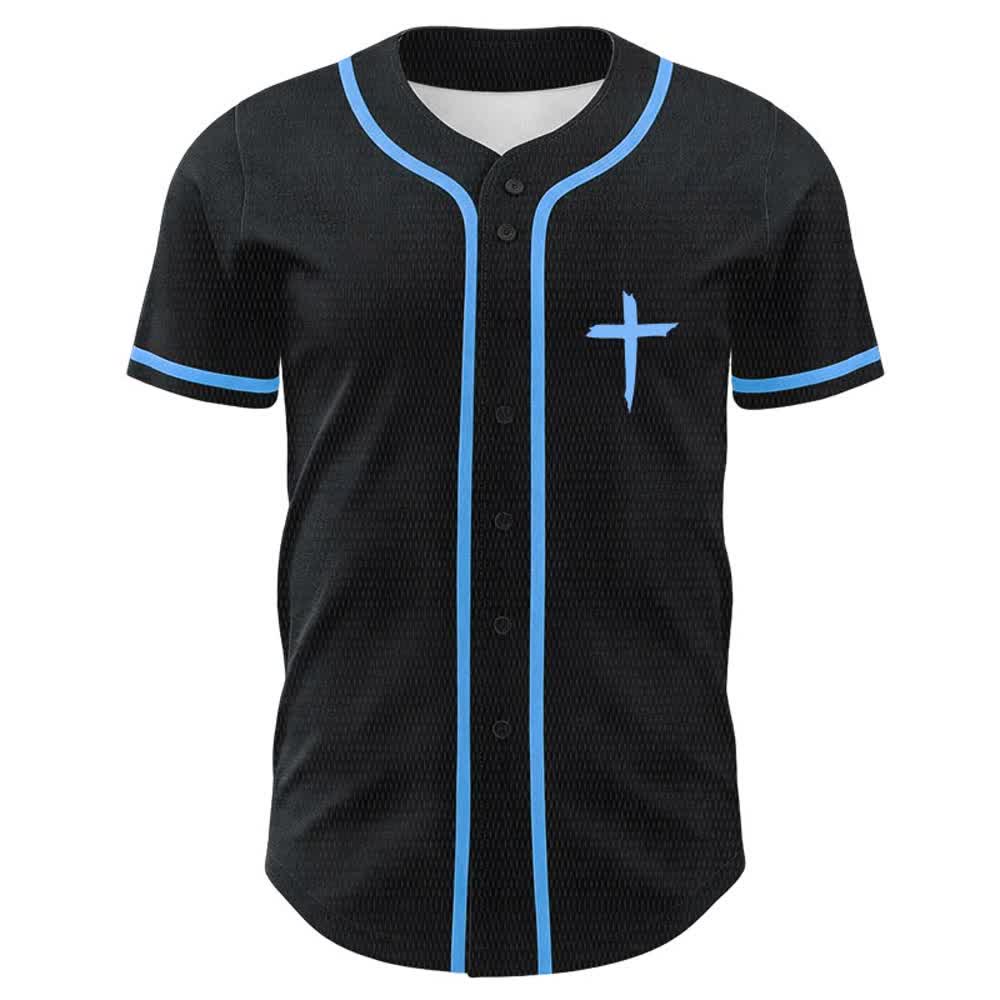 Christianartworkshop Maglia da baseball unisex con semplice croce e scritta "GOAT God Over All Things" (Capra, Dio sopra ogni cosa). - image 14