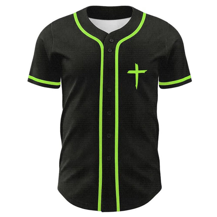 Christianartworkshop Maglia da baseball unisex con semplice croce e scritta "GOAT God Over All Things" (Capra, Dio sopra ogni cosa). - image 17