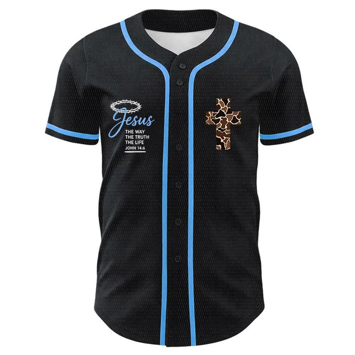 Christianartworkshop Maglia da baseball unisex con stampa leopardata e croce "Posso fare ogni cosa in Cristo" - image 14