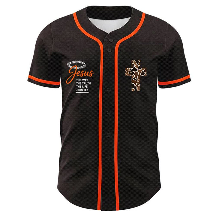 Christianartworkshop Maglia da baseball unisex con stampa leopardata e croce "Posso fare ogni cosa in Cristo" - image 11