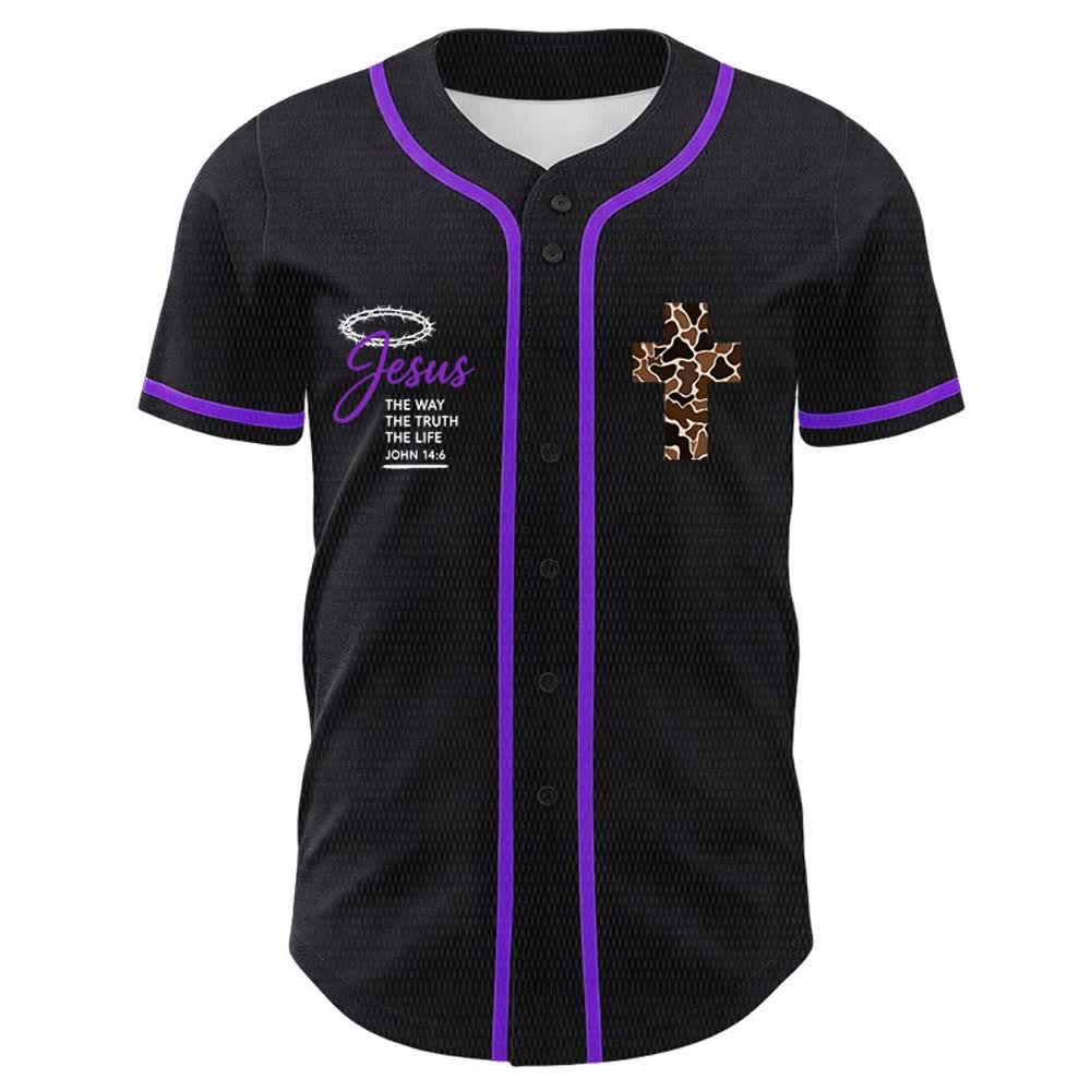 Christianartworkshop Maglia da baseball unisex con stampa leopardata e croce "Posso fare ogni cosa in Cristo" - image 20