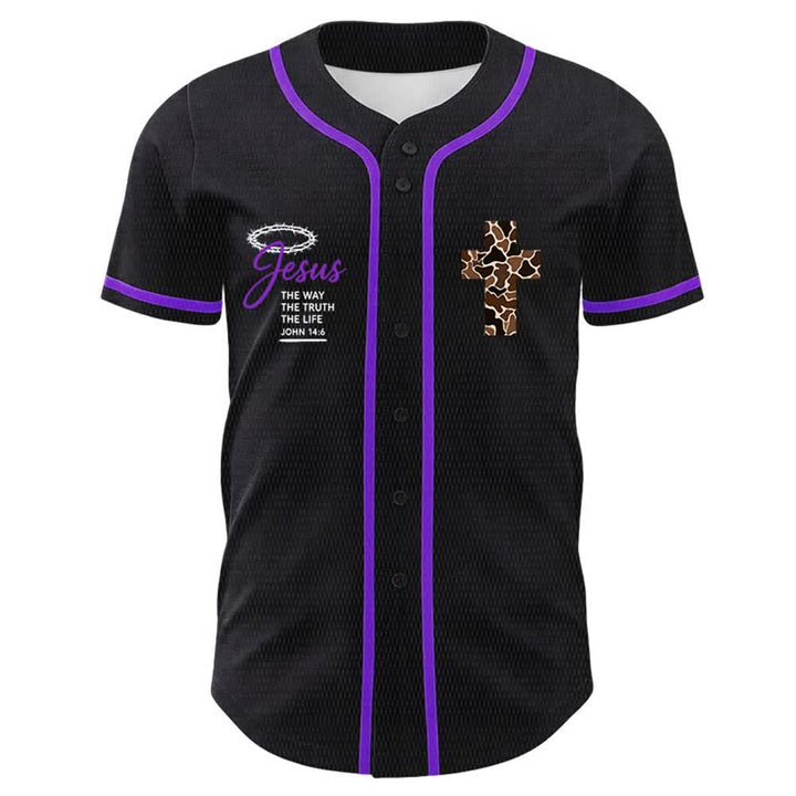 Christianartworkshop Maglia da baseball unisex con stampa leopardata e croce "Posso fare ogni cosa in Cristo" - image 20