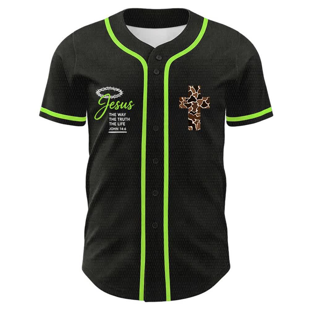 Christianartworkshop Maglia da baseball unisex con stampa leopardata e croce "Posso fare ogni cosa in Cristo" - image 17