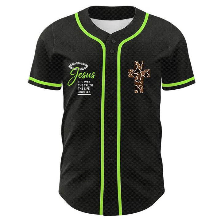Christianartworkshop Maglia da baseball unisex con stampa leopardata e croce "Posso fare ogni cosa in Cristo" - image 17
