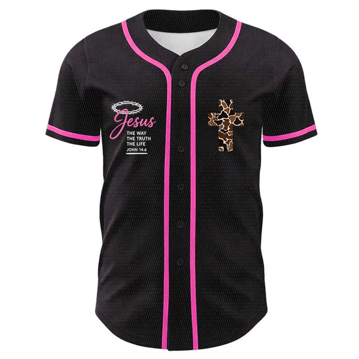 Christianartworkshop Maglia da baseball unisex con stampa leopardata e croce "Posso fare ogni cosa in Cristo" - image 23