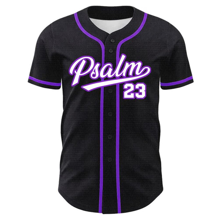 Christianartworkshop Salmo 23 Il Signore è il mio pastore Maglia da baseball unisex - image 23