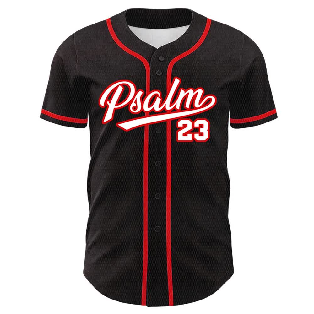 Christianartworkshop Salmo 23 Il Signore è il mio pastore Maglia da baseball unisex - image 14
