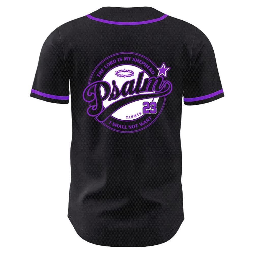 Christianartworkshop Salmo 23 Il Signore è il mio pastore Maglia da baseball unisex - image 22