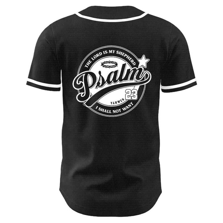 Christianartworkshop Salmo 23 Il Signore è il mio pastore Maglia da baseball unisex - image 10