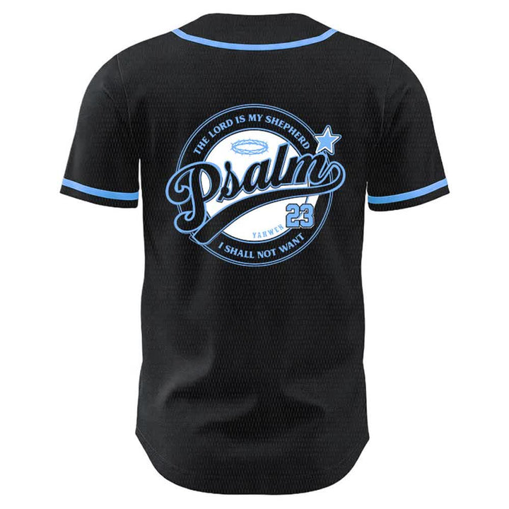 Christianartworkshop Salmo 23 Il Signore è il mio pastore Maglia da baseball unisex - image 4