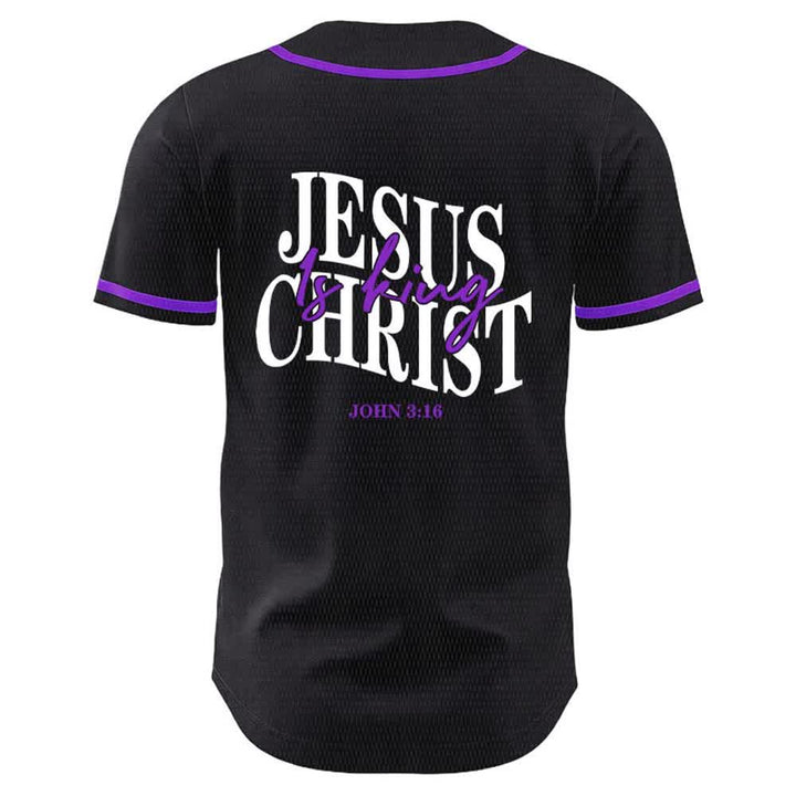 Christianartworkshop Gesù è Re Giovanni 3:16 Maglia da baseball unisex - image 22