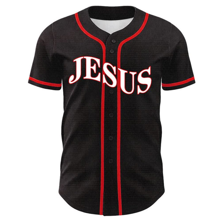 Christianartworkshop Gesù è Re Giovanni 3:16 Maglia da baseball unisex - image 14