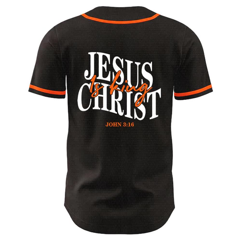Christianartworkshop Gesù è Re Giovanni 3:16 Maglia da baseball unisex - image 16