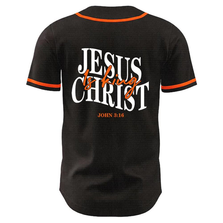 Christianartworkshop Gesù è Re Giovanni 3:16 Maglia da baseball unisex - image 16