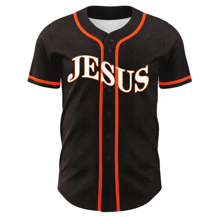 Christianartworkshop Gesù è Re Giovanni 3:16 Maglia da baseball unisex - image 17
