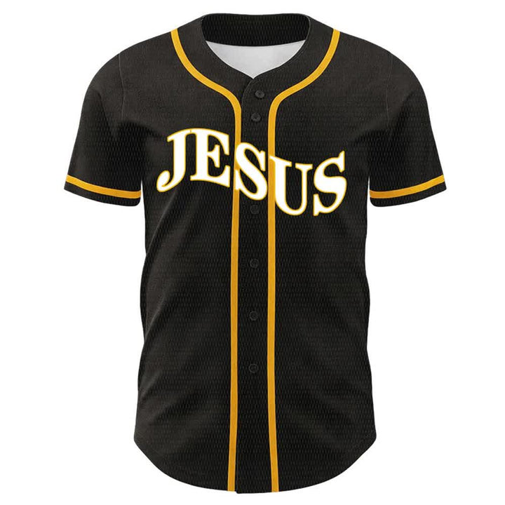 Christianartworkshop Gesù è Re Giovanni 3:16 Maglia da baseball unisex - image 2