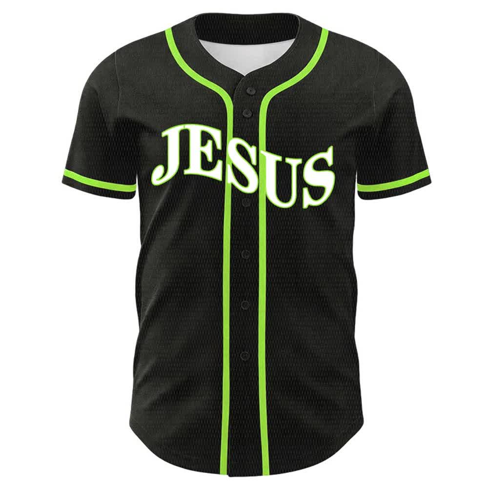 Christianartworkshop Gesù è Re Giovanni 3:16 Maglia da baseball unisex - image 20