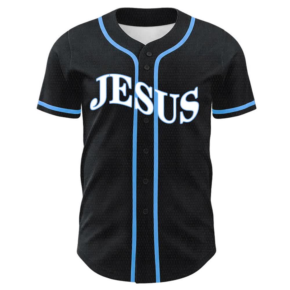 Christianartworkshop Gesù è Re Giovanni 3:16 Maglia da baseball unisex - image 11