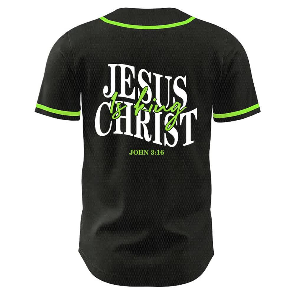 Christianartworkshop Gesù è Re Giovanni 3:16 Maglia da baseball unisex - image 19