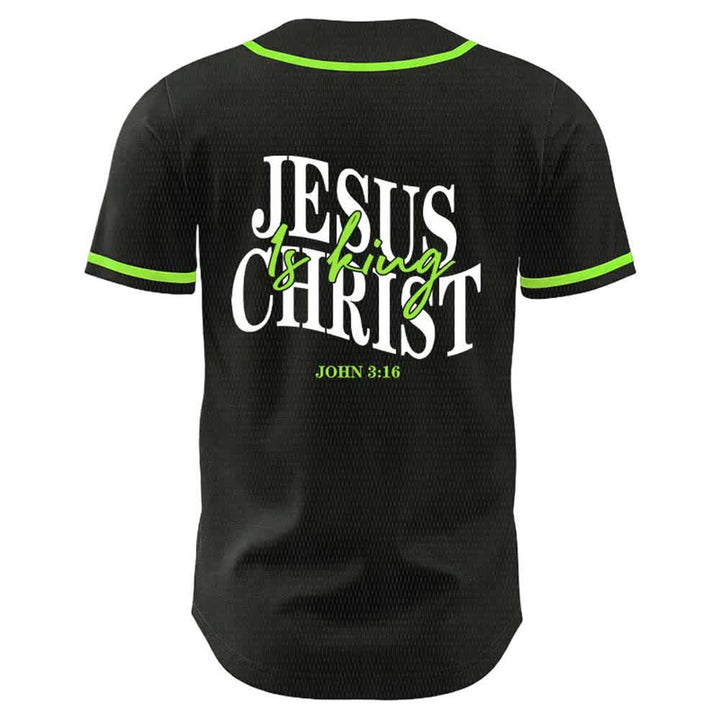 Christianartworkshop Gesù è Re Giovanni 3:16 Maglia da baseball unisex - image 19