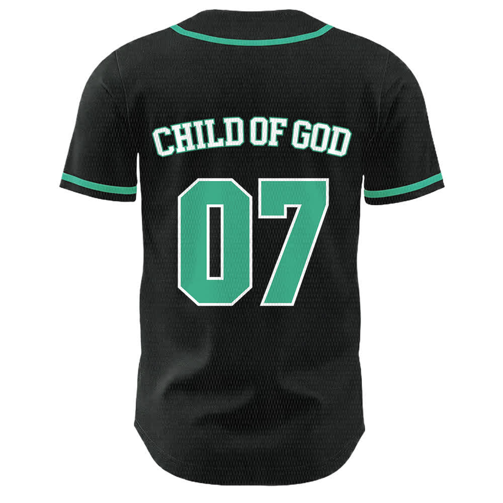 Christianartworkshop Maglia da baseball unisex Child Of God numero 07 - image 25