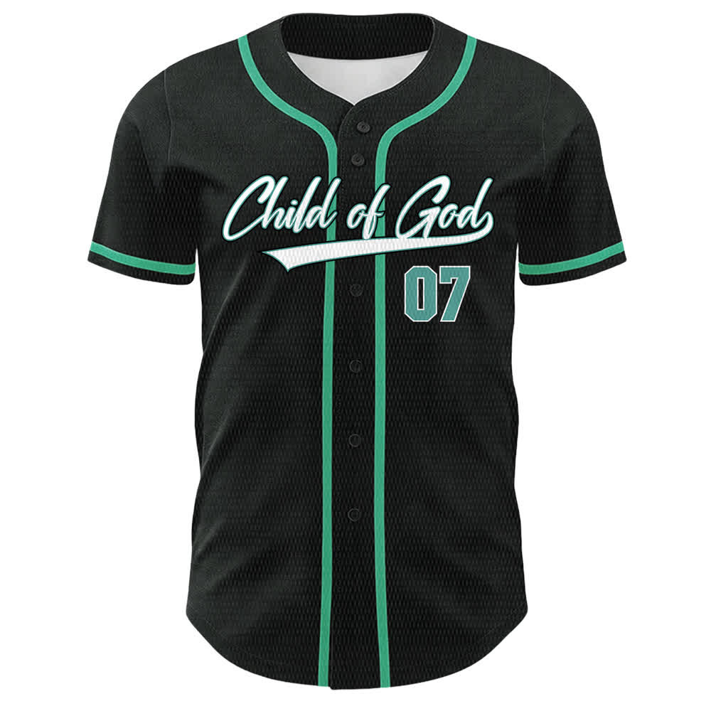 Christianartworkshop Maglia da baseball unisex Child Of God numero 07 - image 26