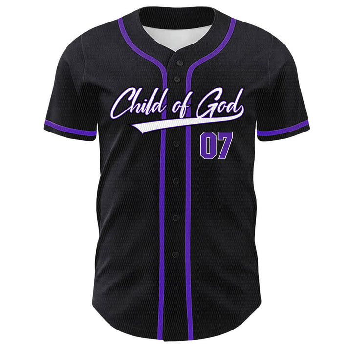 Christianartworkshop Maglia da baseball unisex Child Of God numero 07 - image 23