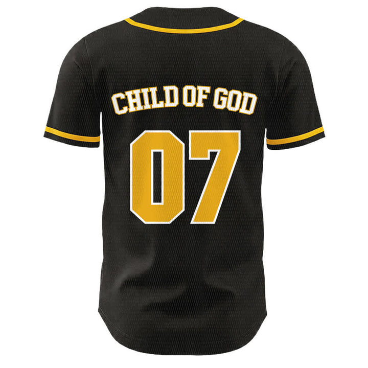 Christianartworkshop Maglia da baseball unisex Child Of God numero 07 - image 1