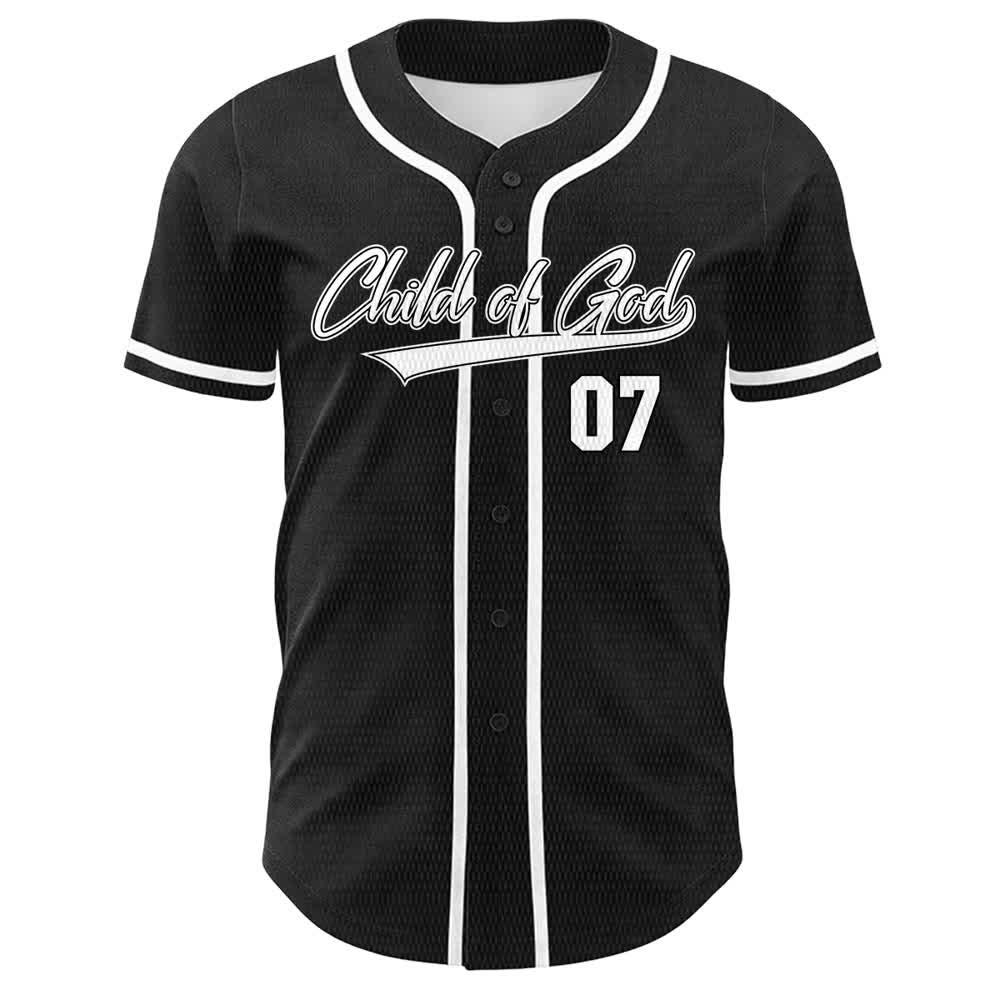 Christianartworkshop Maglia da baseball unisex Child Of God numero 07 - image 5