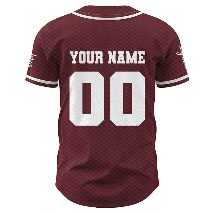 Christianartworkshop Maglia da baseball unisex personalizzata con Gesù Classico Abbigliamento Sportivo Personalizzato - image 27