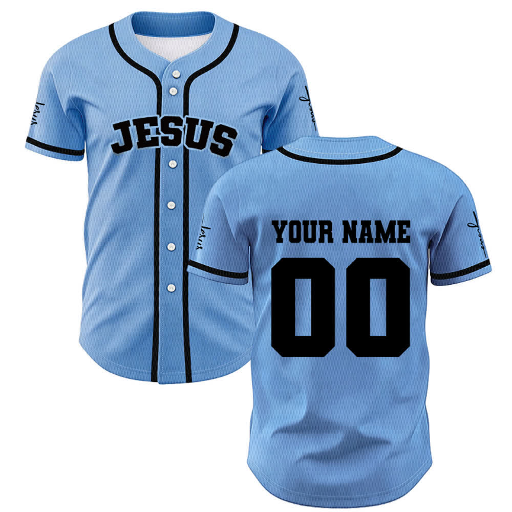 Christianartworkshop Maglia da baseball unisex personalizzata con Gesù Classico Abbigliamento Sportivo Personalizzato - image 33