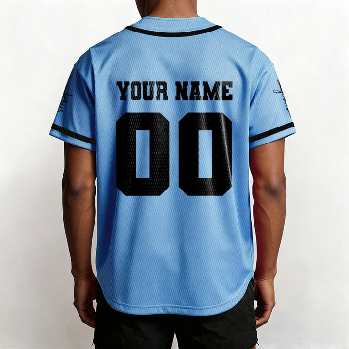 Christianartworkshop Maglia da baseball unisex personalizzata con Gesù Classico Abbigliamento Sportivo Personalizzato - image 37