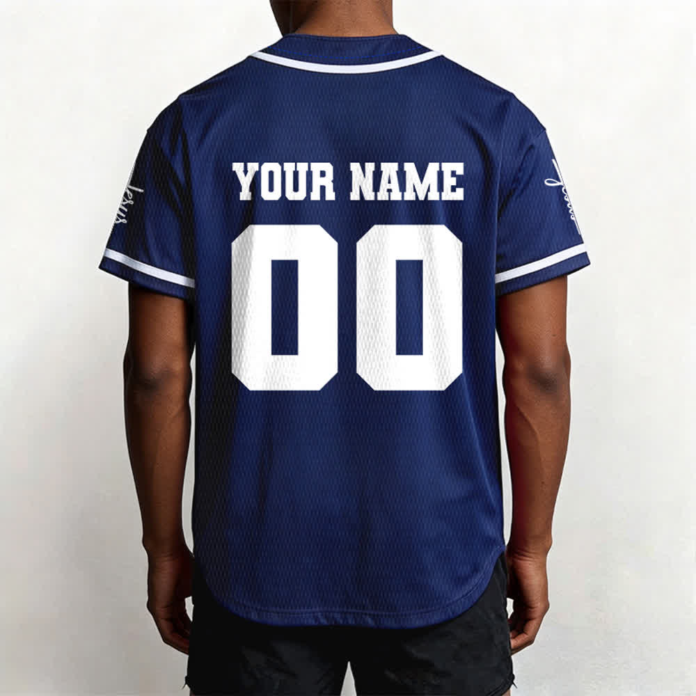 Christianartworkshop Maglia da baseball unisex personalizzata con Gesù Classico Abbigliamento Sportivo Personalizzato - image 45