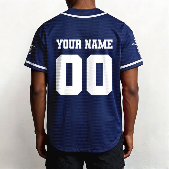 Christianartworkshop Maglia da baseball unisex personalizzata con Gesù Classico Abbigliamento Sportivo Personalizzato - image 45