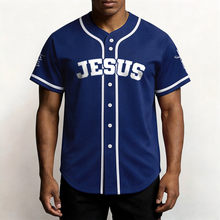 Christianartworkshop Maglia da baseball unisex personalizzata con Gesù Classico Abbigliamento Sportivo Personalizzato - image 44