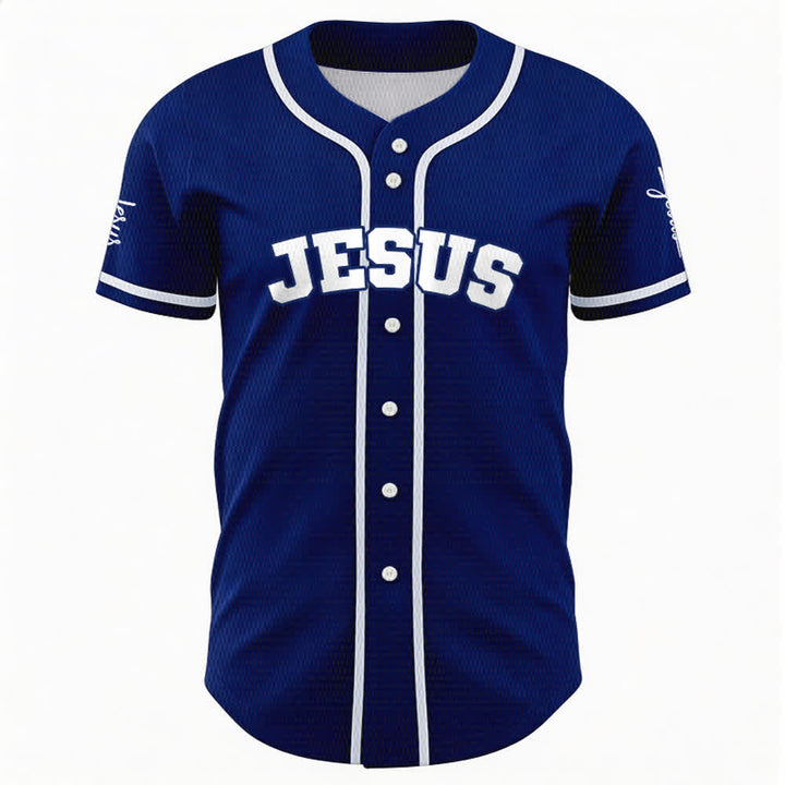 Christianartworkshop Maglia da baseball unisex personalizzata con Gesù Classico Abbigliamento Sportivo Personalizzato - image 42