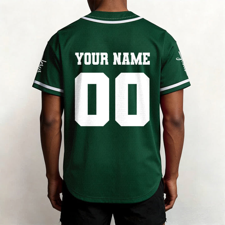 Christianartworkshop Maglia da baseball unisex personalizzata con Gesù Classico Abbigliamento Sportivo Personalizzato - image 53