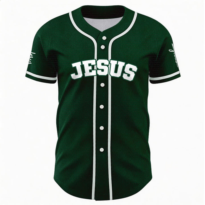 Christianartworkshop Maglia da baseball unisex personalizzata con Gesù Classico Abbigliamento Sportivo Personalizzato - image 50