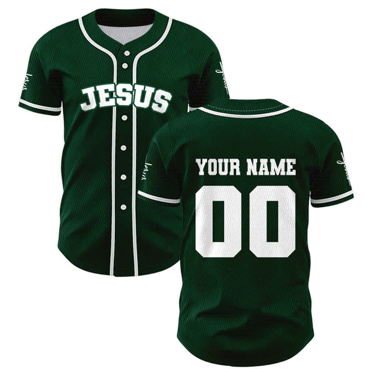 Christianartworkshop Maglia da baseball unisex personalizzata con Gesù Classico Abbigliamento Sportivo Personalizzato - image 49