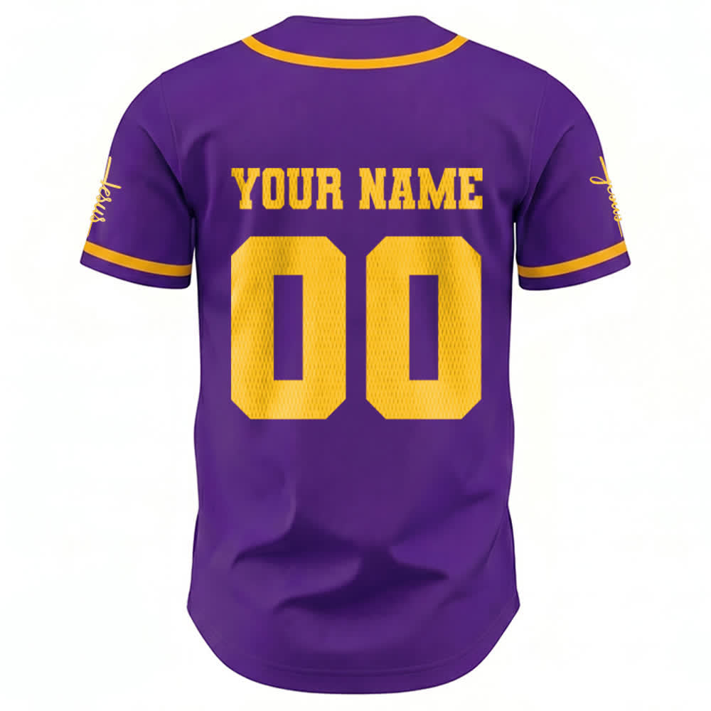 Christianartworkshop Maglia da baseball unisex personalizzata con Gesù Classico Abbigliamento Sportivo Personalizzato - image 67