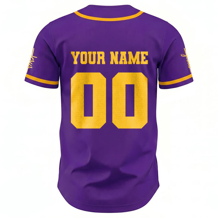 Christianartworkshop Maglia da baseball unisex personalizzata con Gesù Classico Abbigliamento Sportivo Personalizzato - image 67