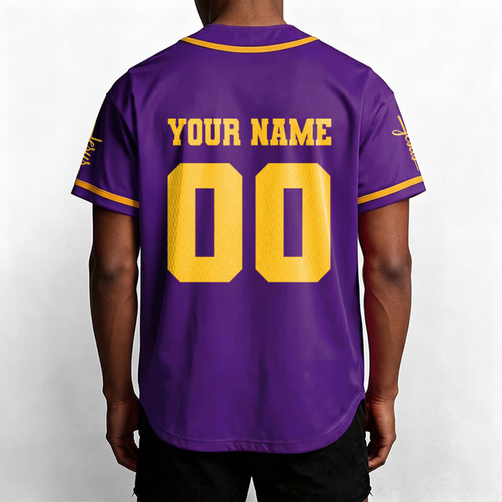 Christianartworkshop Maglia da baseball unisex personalizzata con Gesù Classico Abbigliamento Sportivo Personalizzato - image 71