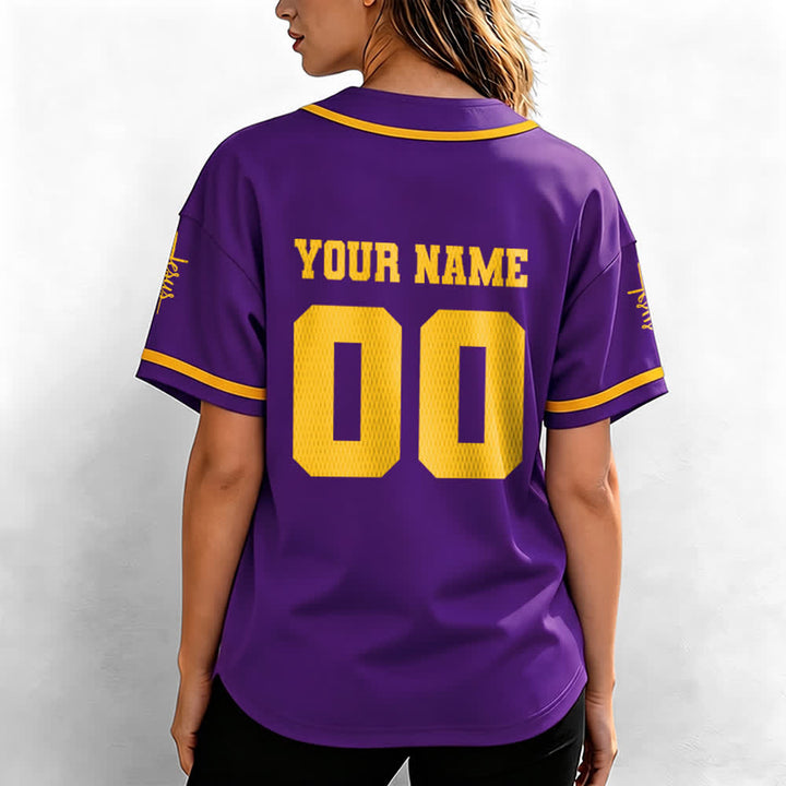 Christianartworkshop Maglia da baseball unisex personalizzata con Gesù Classico Abbigliamento Sportivo Personalizzato - image 69