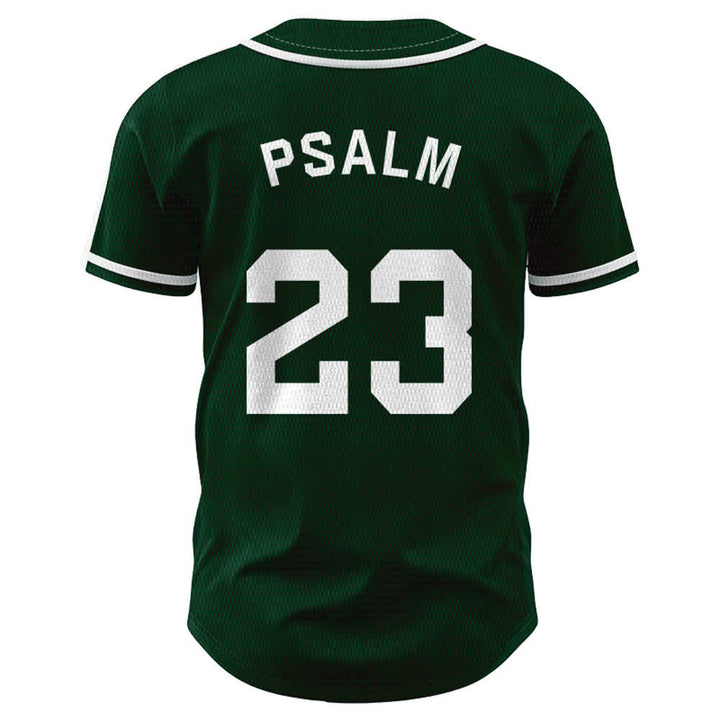 Maglia da baseball unisex Christianartworkshop in stile retrò sportivo con il Salmo 23 - image 44