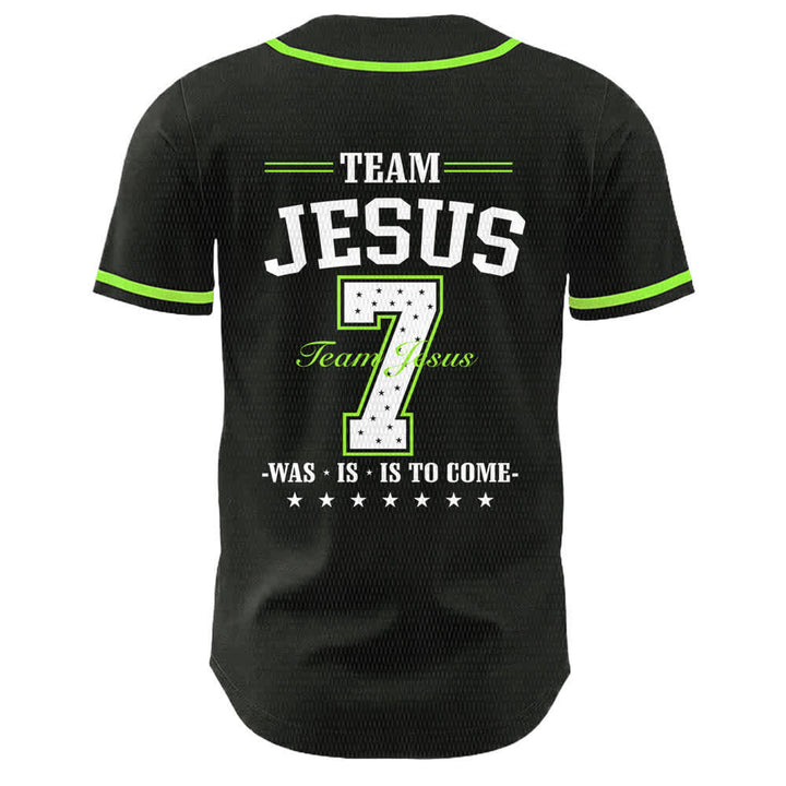 Christianartworkshop Maglia da baseball unisex Team Jesus Number 7 Was Is Is To Come - image 19