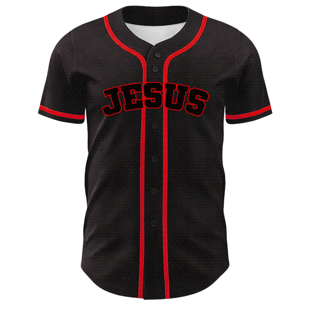 Christianartworkshop Maglia da baseball unisex Team Jesus Number 7 Was Is Is To Come - image 14