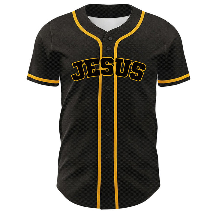 Christianartworkshop Maglia da baseball unisex Team Jesus Number 7 Was Is Is To Come - image 5